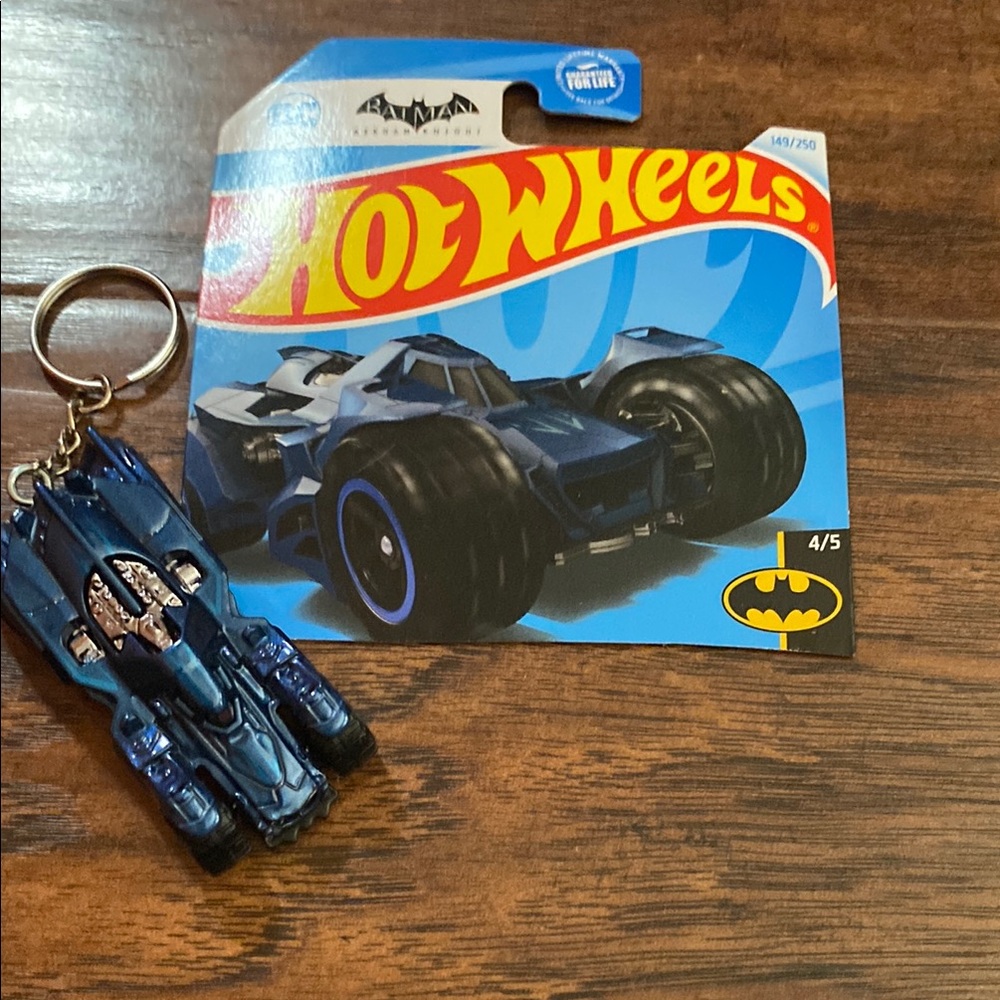 Blue Batmobile Toy Car Hot Wheels
